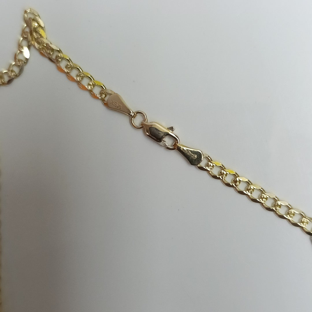 CADENAS BARBADA ORO 14K 55 CM 13.2 GR (NUEVO)