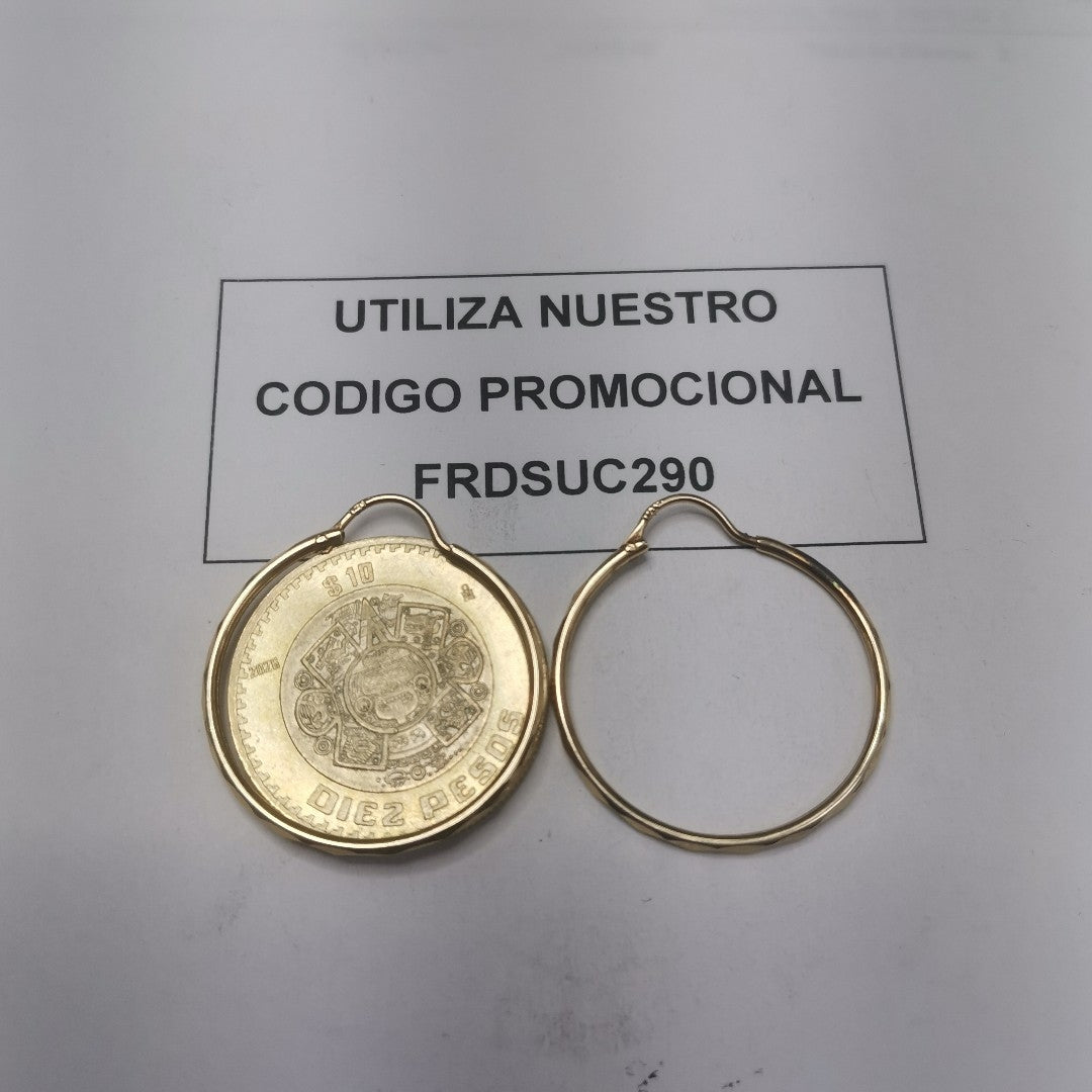 ARRACADAS PAR ORO 14 K 2.1 GRMS (SEMINUEVO)
