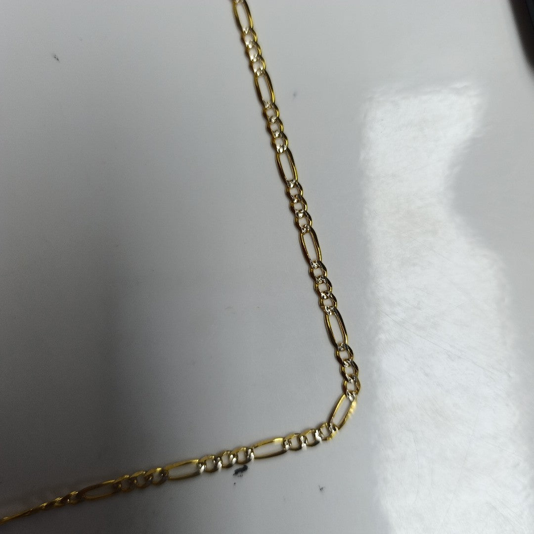 CADENAS 3X1 DIAMANTADA ORO 14K 55 CM 8.5 GR (NUEVO)