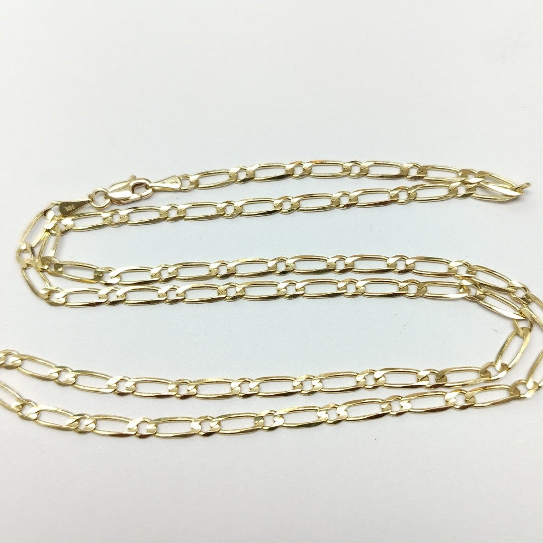 CADENAS 1X1 ORO 14K 55 CM 7.5 GR (NUEVO)