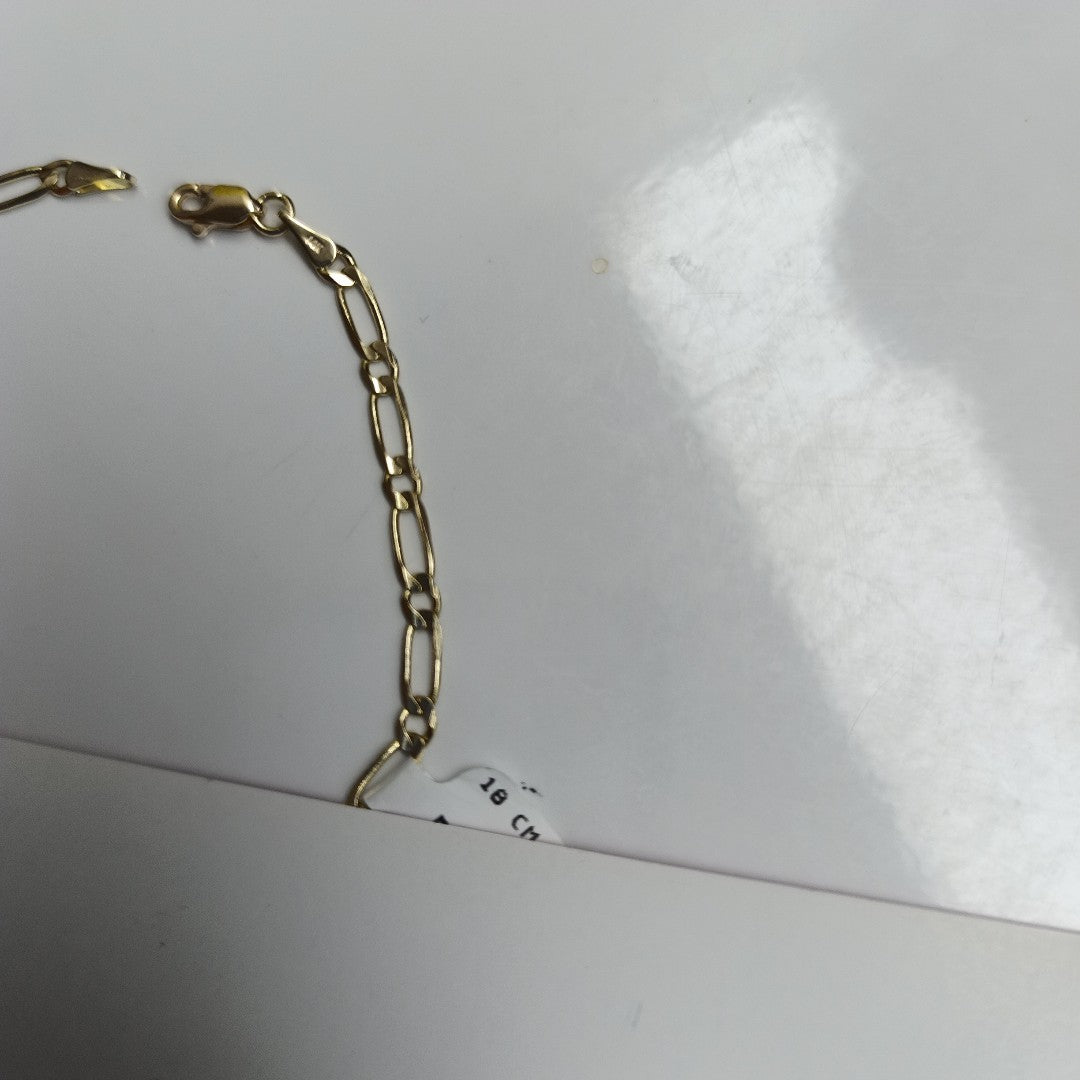 PULSERAS 1X1 ORO 14K 18 CM 2.7 GR (NUEVO)
