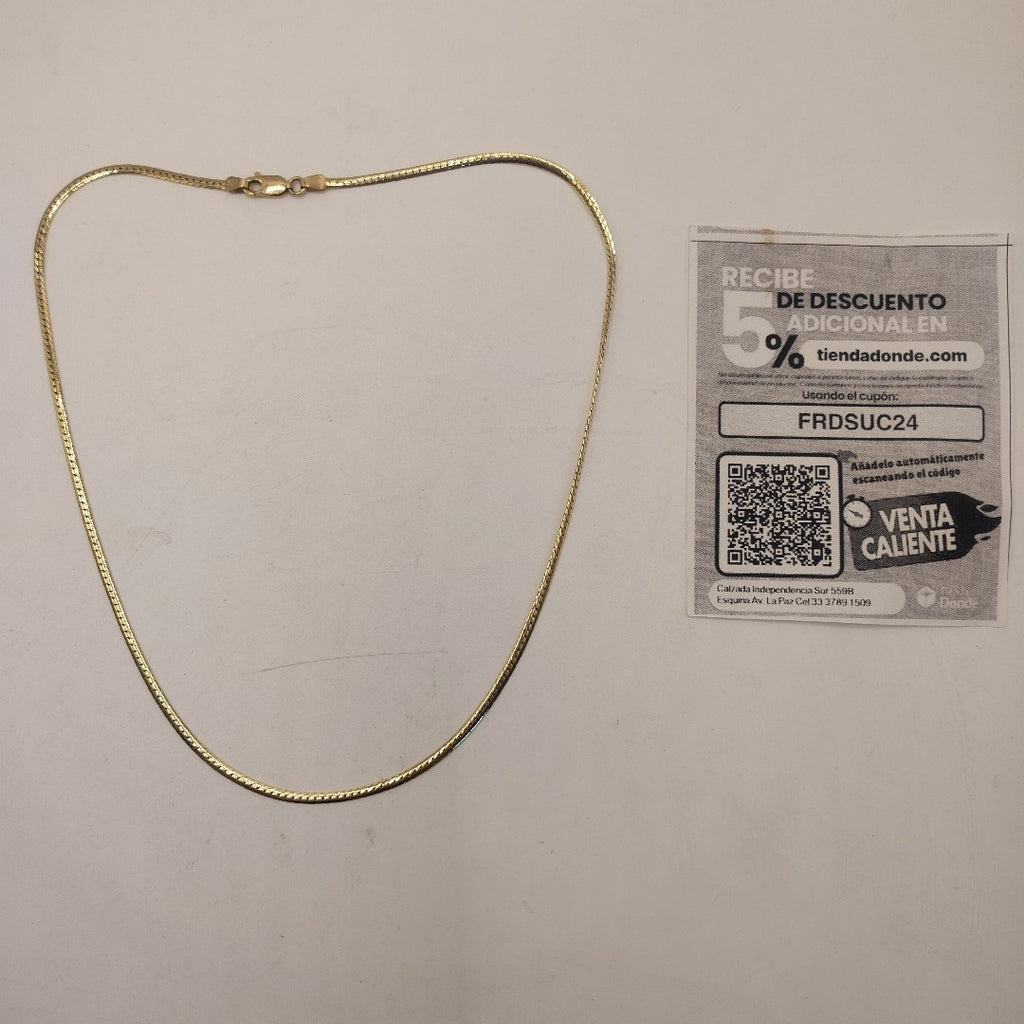 GARGANTILLA ORO 14 K 5,20 GRMS (SEMINUEVO)