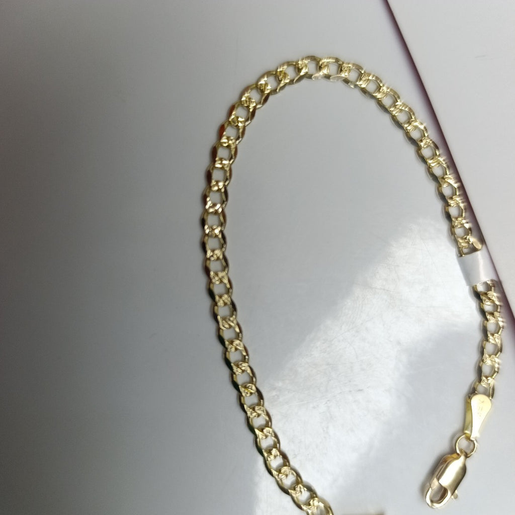 PULSERAS BARBADA ORO 14K 18 CM 4.6 GR (NUEVO)