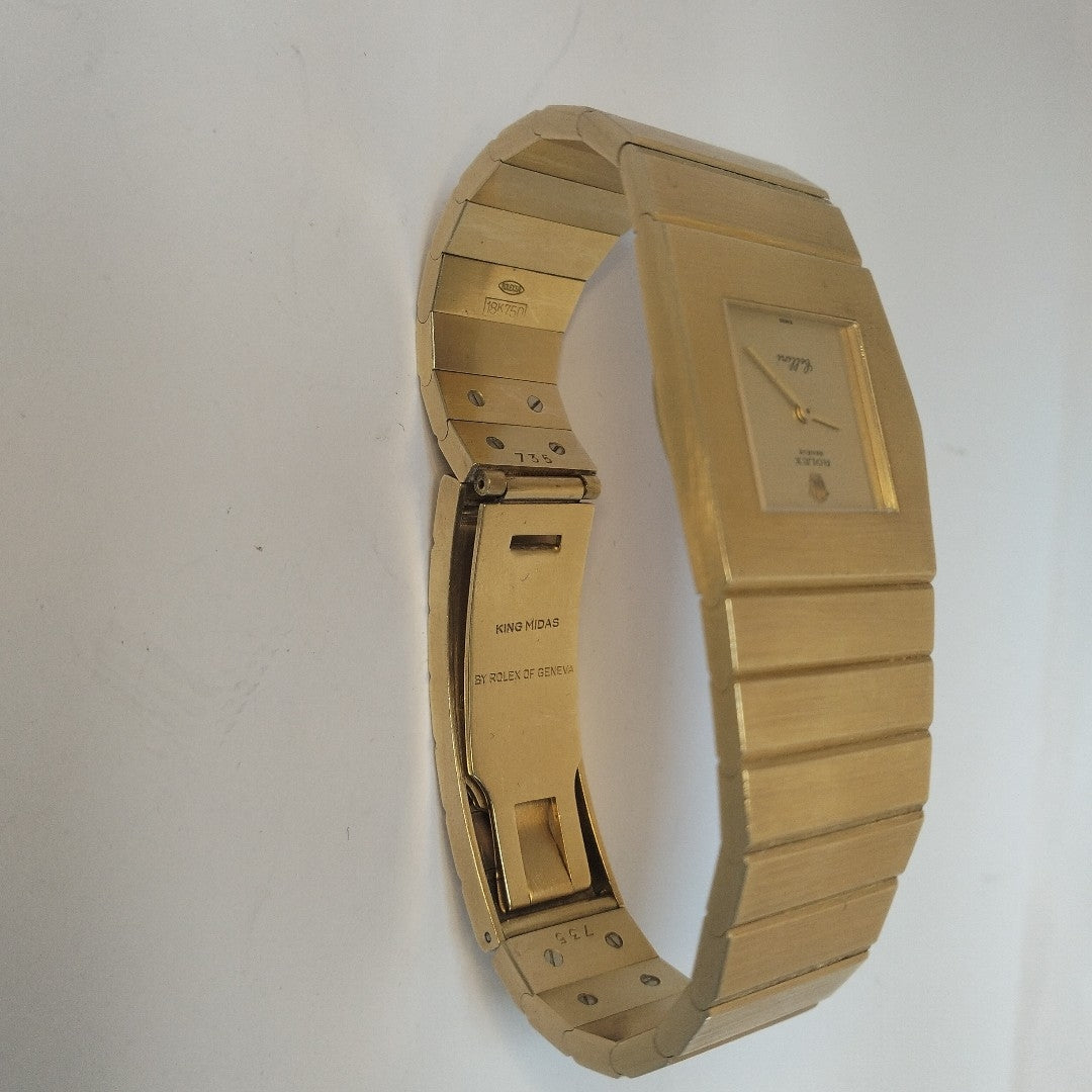 RELOJ CAJA Y PULSO ORO ORO 18 K 137.1 GRMS (SEMINUEVO)