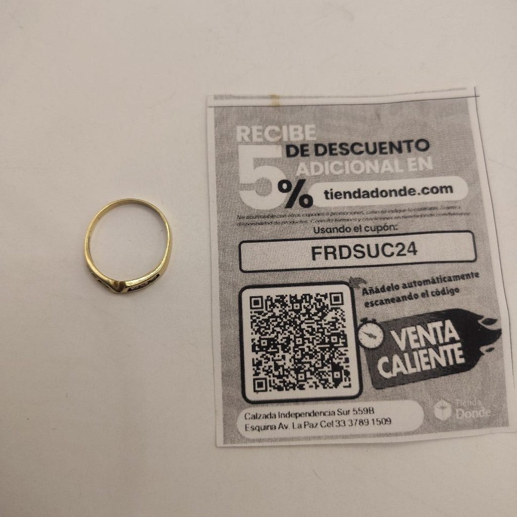 ANILLITO ORO 14 K 1,70 GRMS (SEMINUEVO)