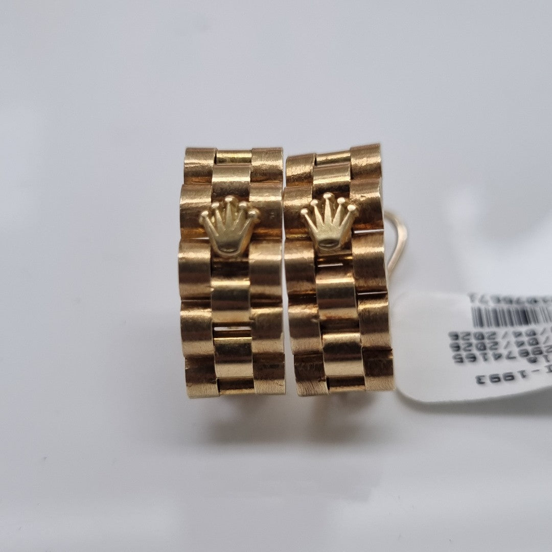 ARETES PAR ORO 14 K 10 GRMS (SEMINUEVO)
