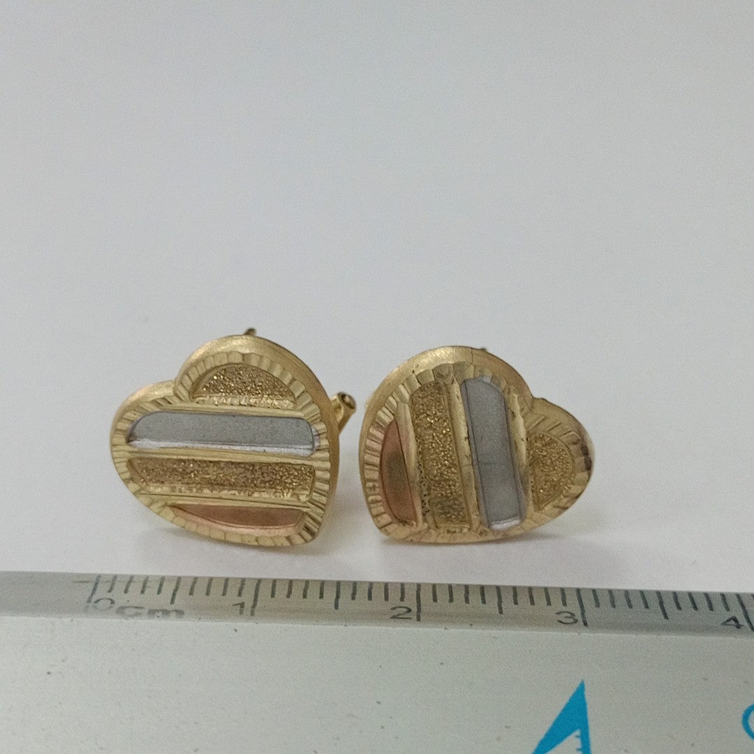 ARRACADAS PAR ORO 10 K 3,60 GRMS (SEMINUEVO)