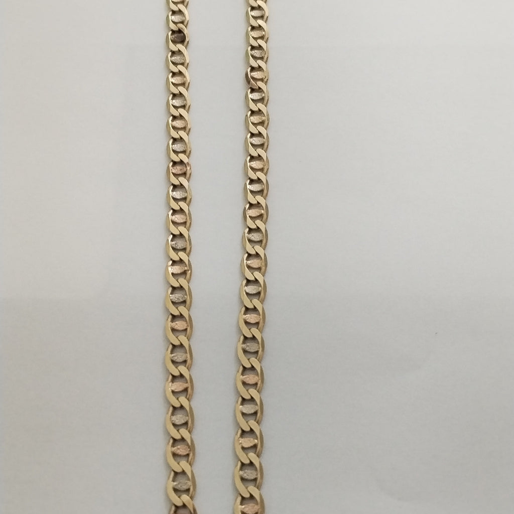 CADENA ORO COMBINADO 14 K 19,80 GRMS (SEMINUEVO)