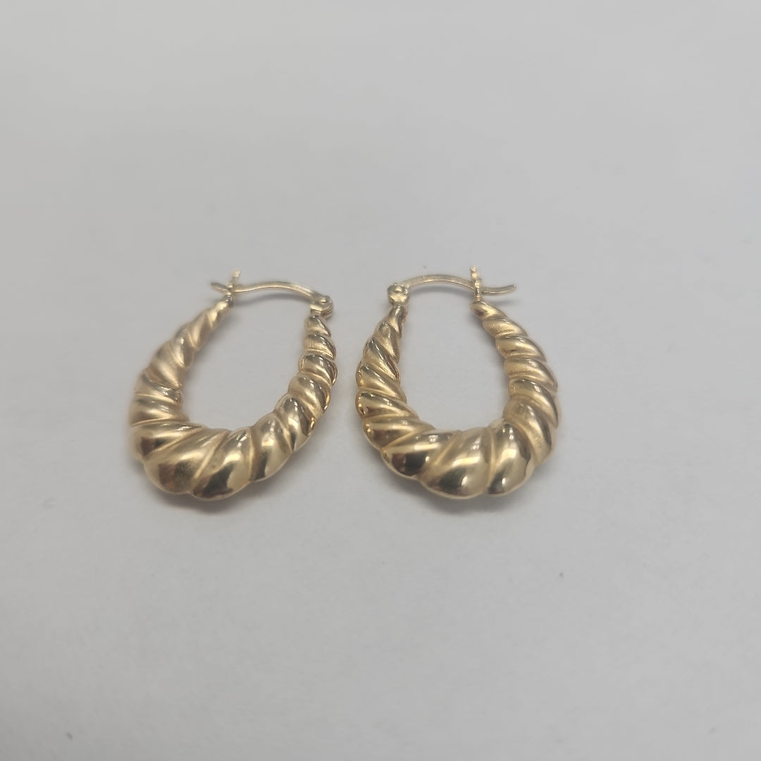ARETES PAR ORO 14 K 1,90 GRMS (SEMINUEVO)