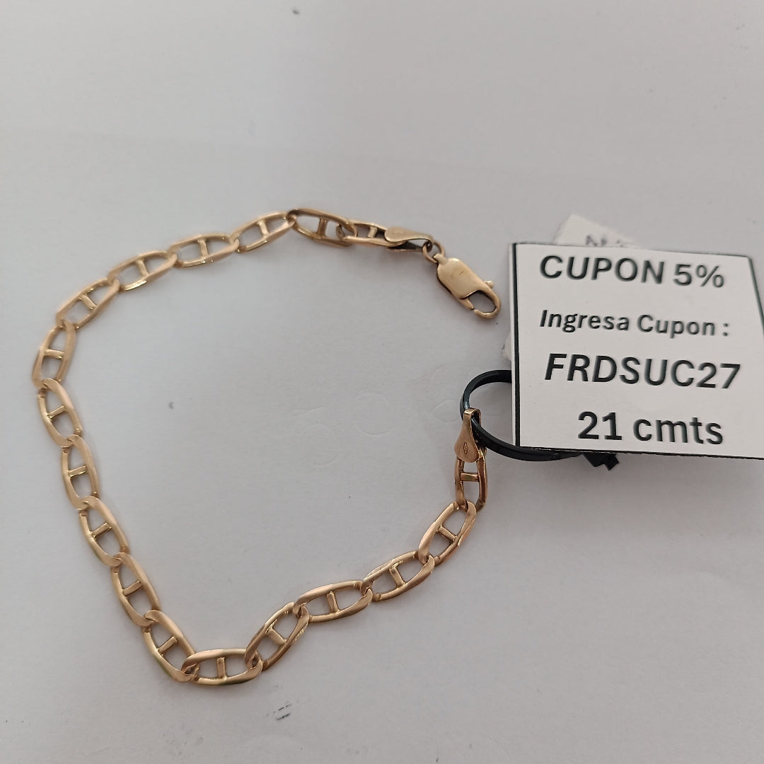 PULSERA ORO 14 K 9.6 GRMS (SEMINUEVO)