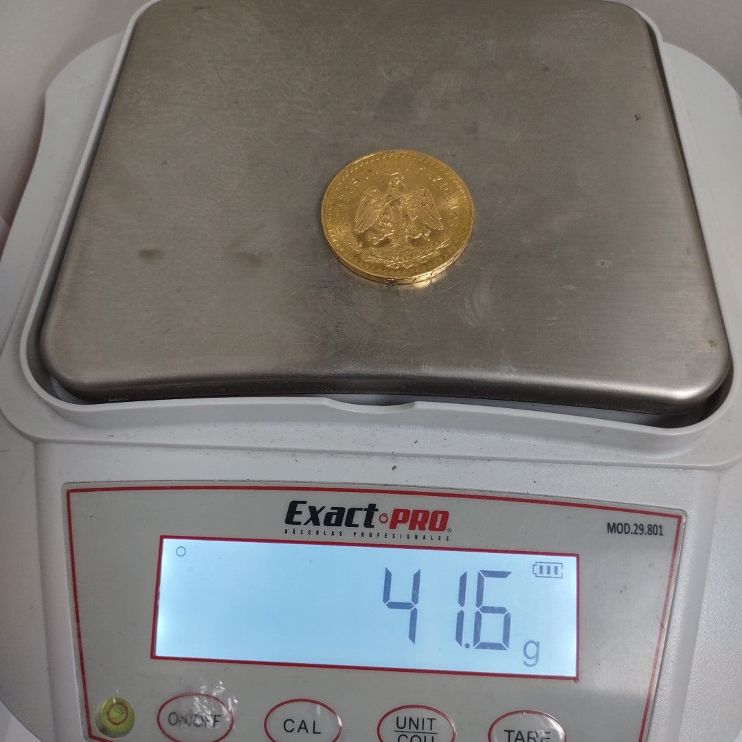 K1 41.7 GRMS 21 K IDENTIFICACIÓN MONEDA NOMINATIVA MATERIALES ORO CAN (SEMINUEVO)