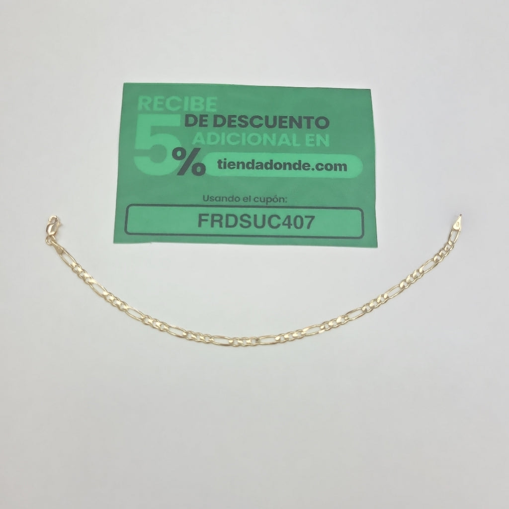 PULSERAS 3X1 ORO 14K 18 CM 2.9 GR (NUEVO)
