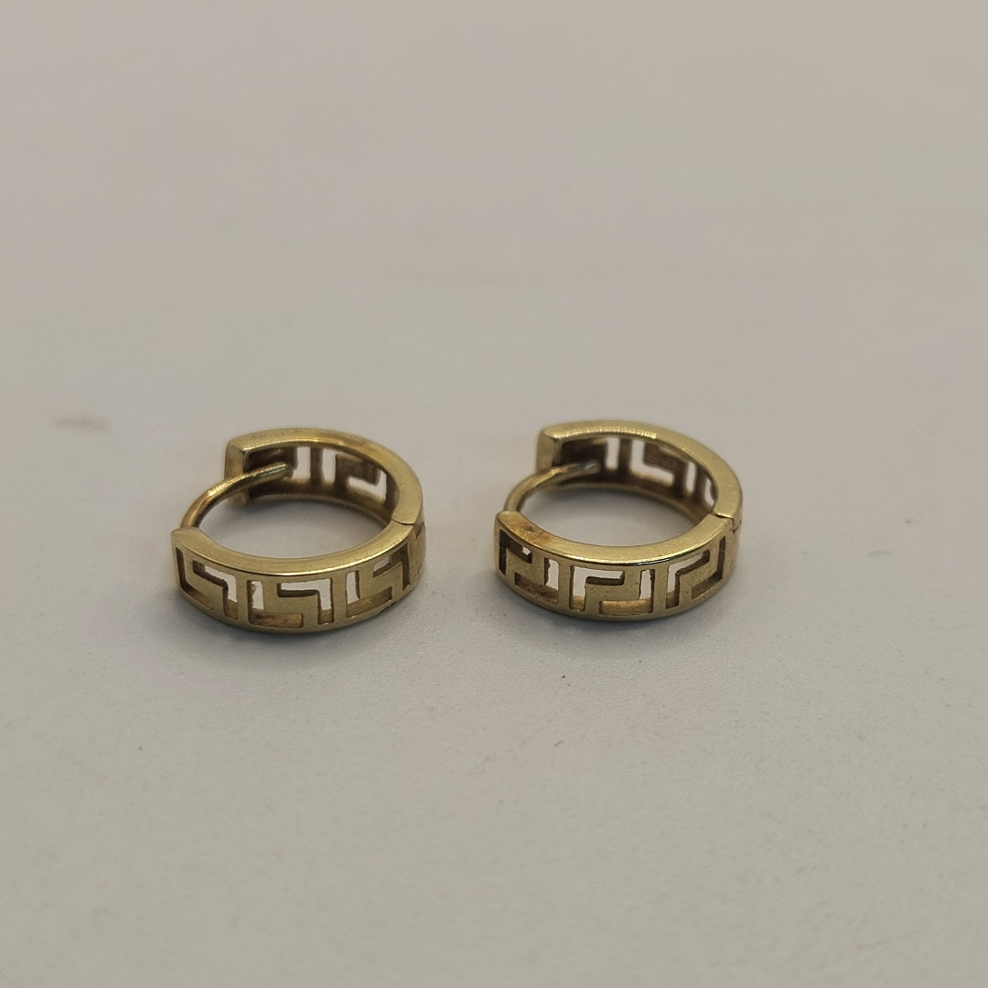 ARETES PAR ORO 14 K 1,30 GRMS (SEMINUEVO)