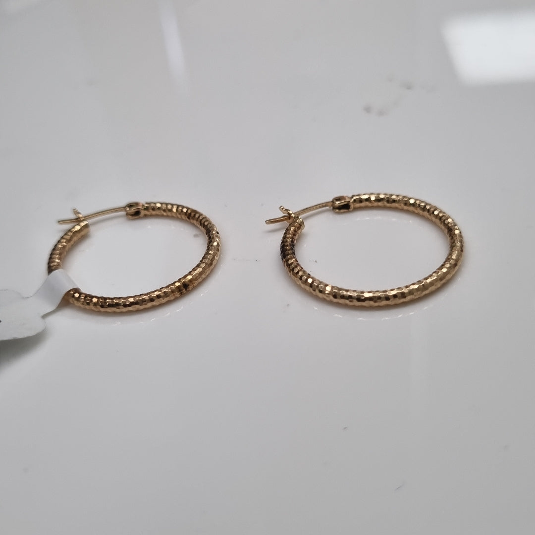 ARRACADAS PAR ORO 14 K 2.6 GRMS (SEMINUEVO)