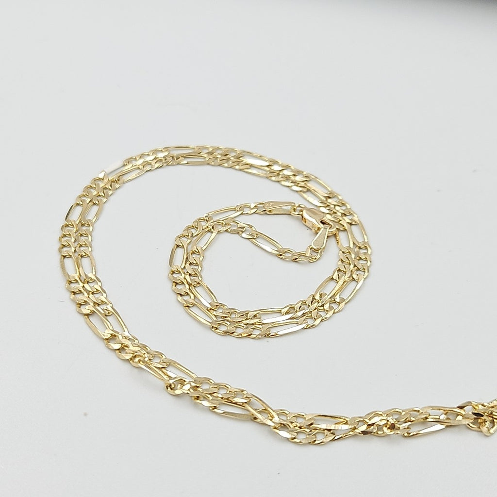 CADENAS 3X1 ORO 14K 60 CM 8 GR (NUEVO)