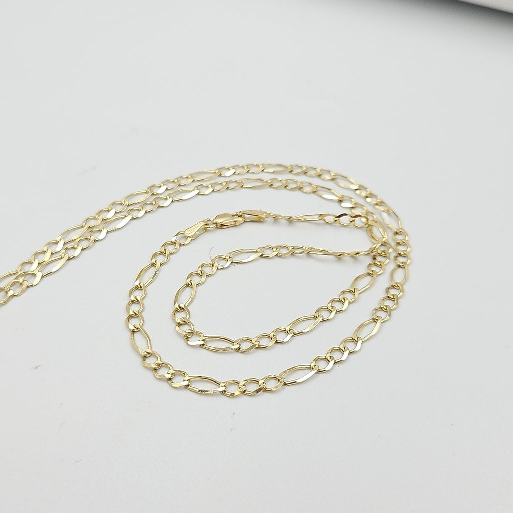 CADENAS TEJIDO 3X1 ORO 10K 55 CM 6.8 GR (NUEVO)