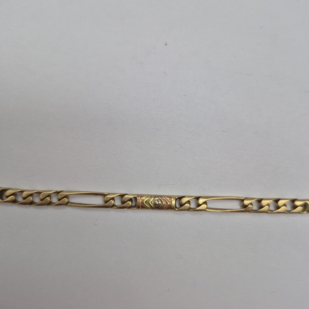 PULSERA ORO, ORO COMBINADO 14 K 9 GRMS (SEMINUEVO)