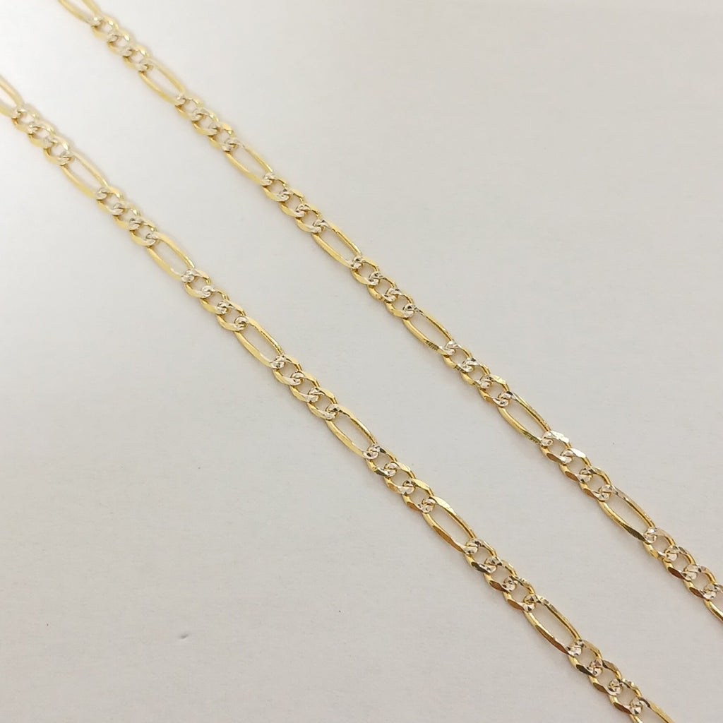 CADENAS TEJIDO 3X1 ORO 14K 55 CM 4.9 GR (NUEVO)
