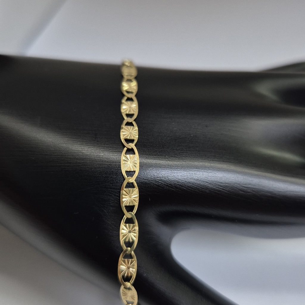 PULSERAS GUCHI ORO 14K 18 CM 2.9 GR (NUEVO)