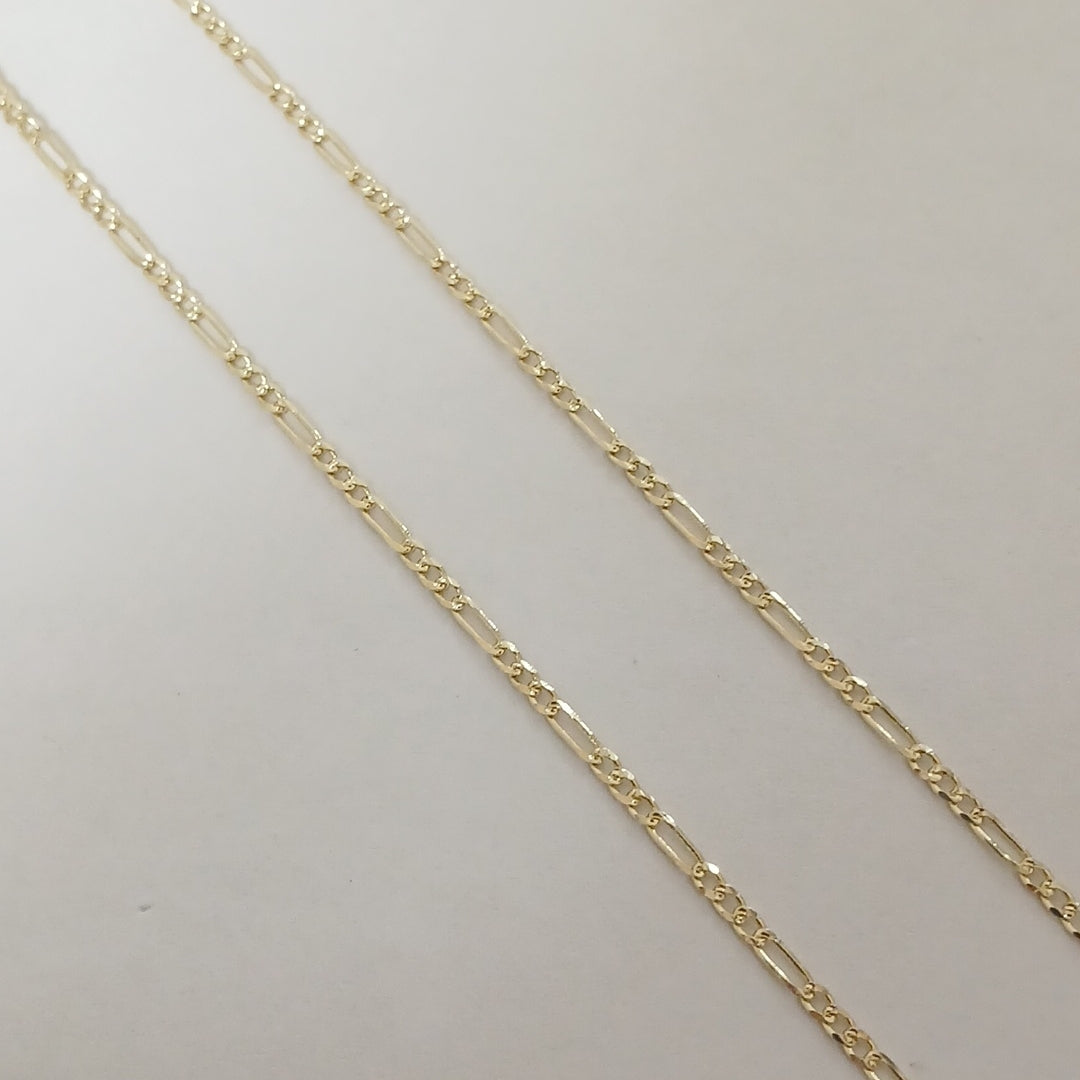 CADENAS 3X1 ORO 14K 55 CM 3.9 GR (NUEVO)