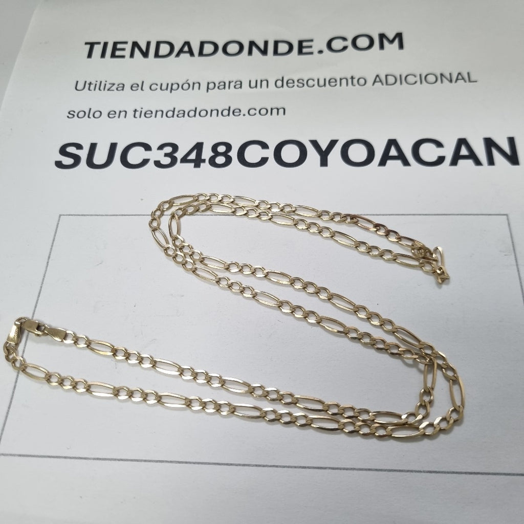 CADENA ORO 10 K 7.4 GRMS (SEMINUEVO)