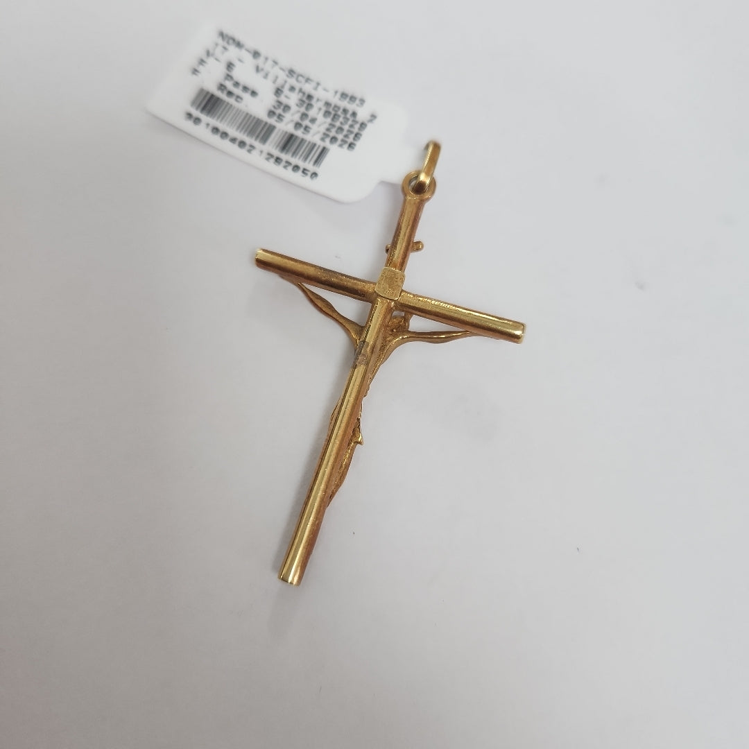 CRUCIFIJO ORO 18 K 7,50 GRMS (SEMINUEVO)