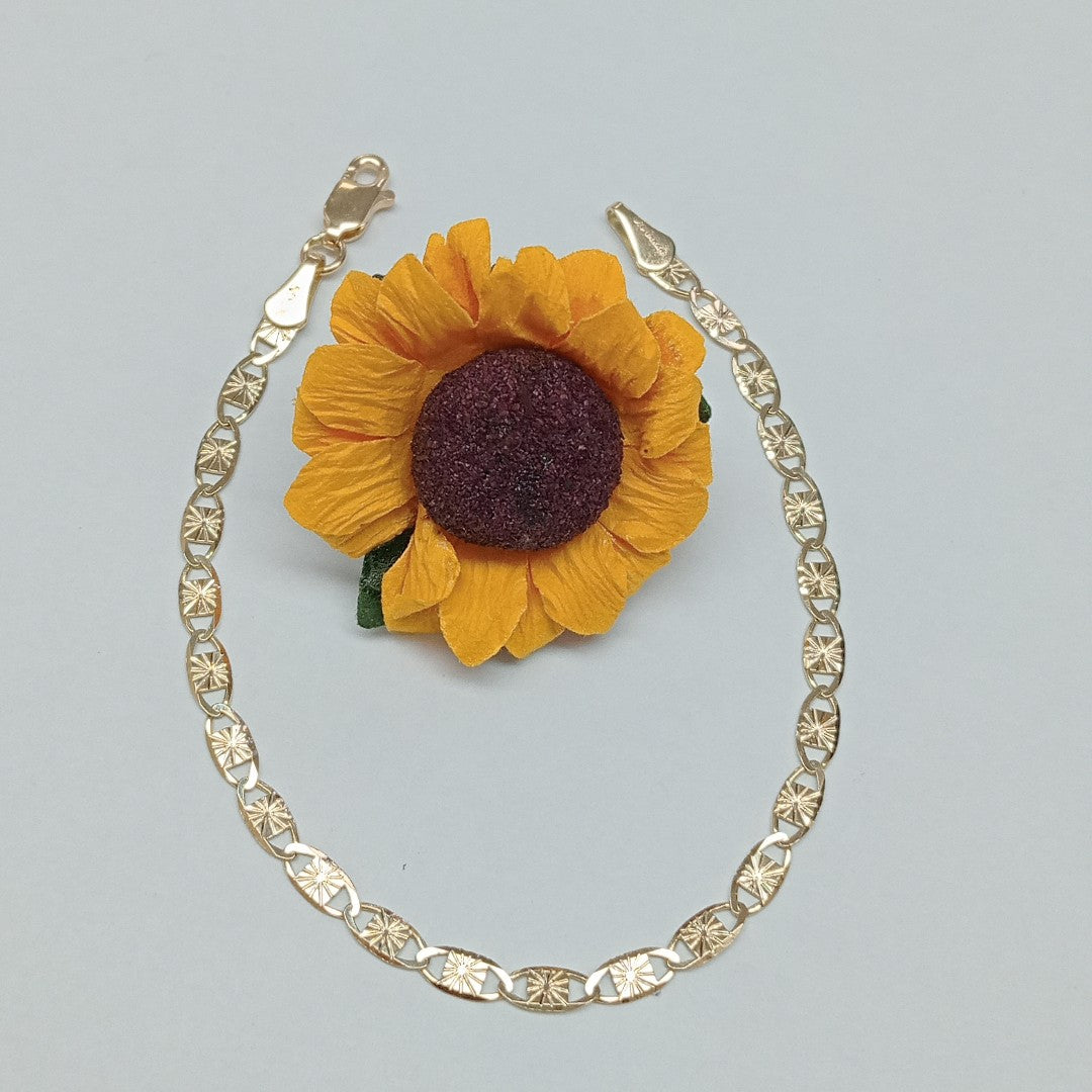 PULSERAS GUCHI ORO 14K 18 CM 2.8 GR (NUEVO)