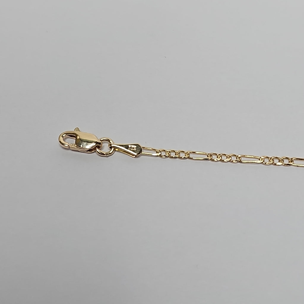 PULSERA 3X1 ORO 14K 21 CM 1.7 GR (NUEVO)