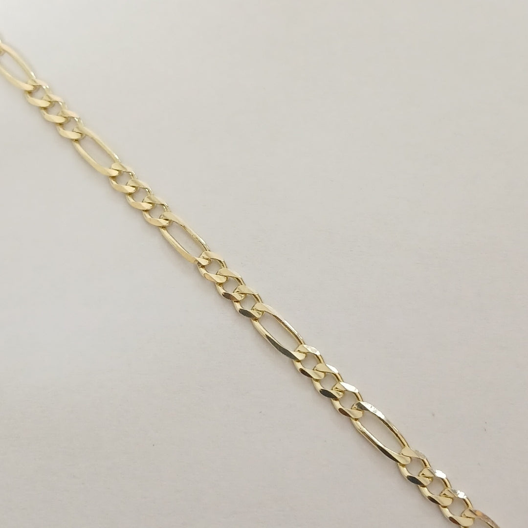 PULSERAS TEJIDO 3X1 ORO 14K 18 CM 2.9 GR (NUEVO)