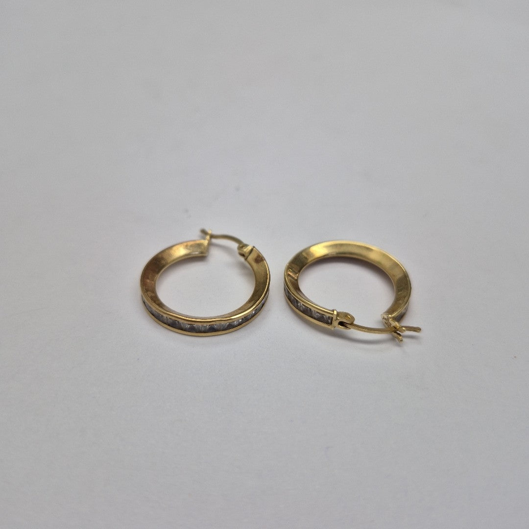 ARRACADAS PAR ORO 10 K 3 GRMS (SEMINUEVO)