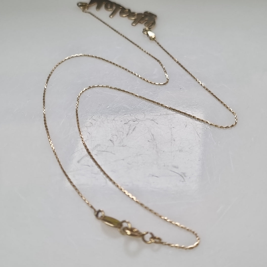 GARGANTILLA ORO 14 K 4.5 GRMS (SEMINUEVO)