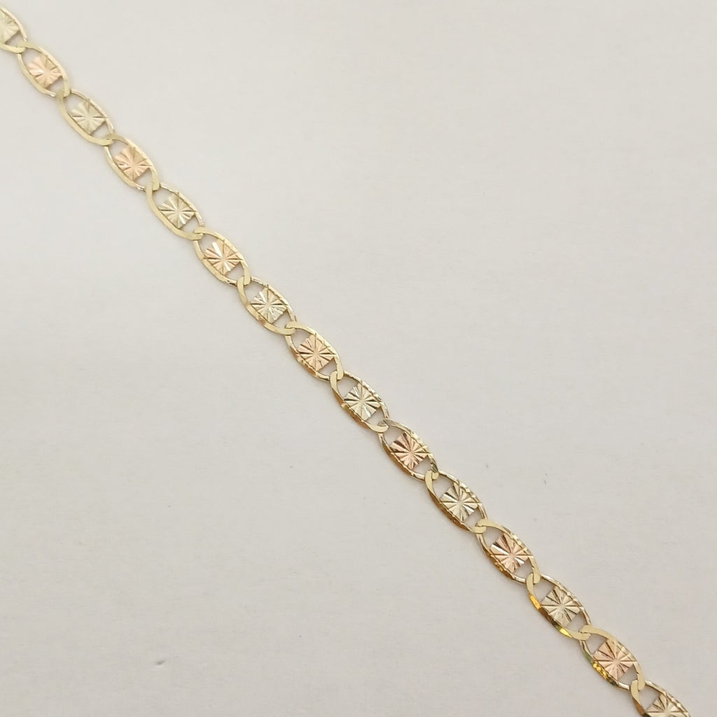 PULSERAS TEJIDO GUCHI ORO 10K 18 CM 2.7 GR (NUEVO)