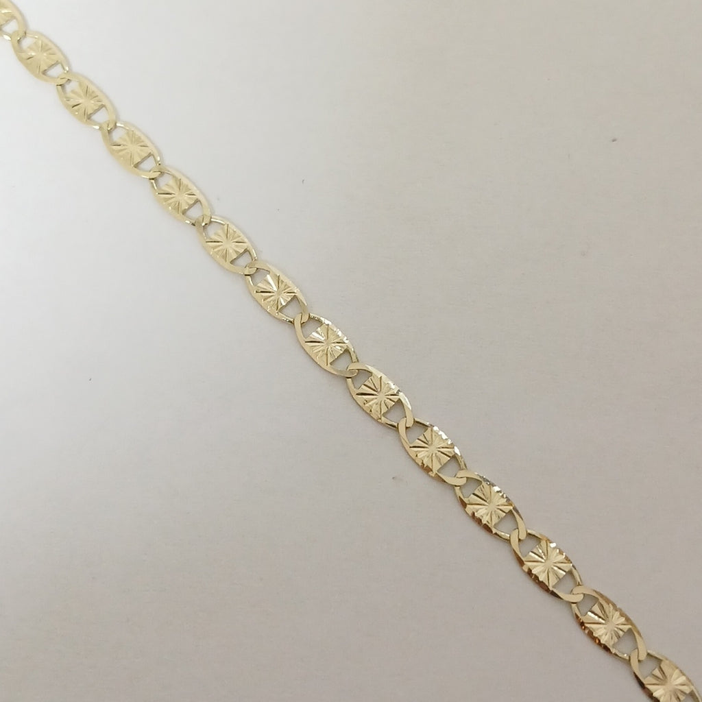 PULSERAS GUCHI ORO 14K 18 CM 2.9 GR (NUEVO)