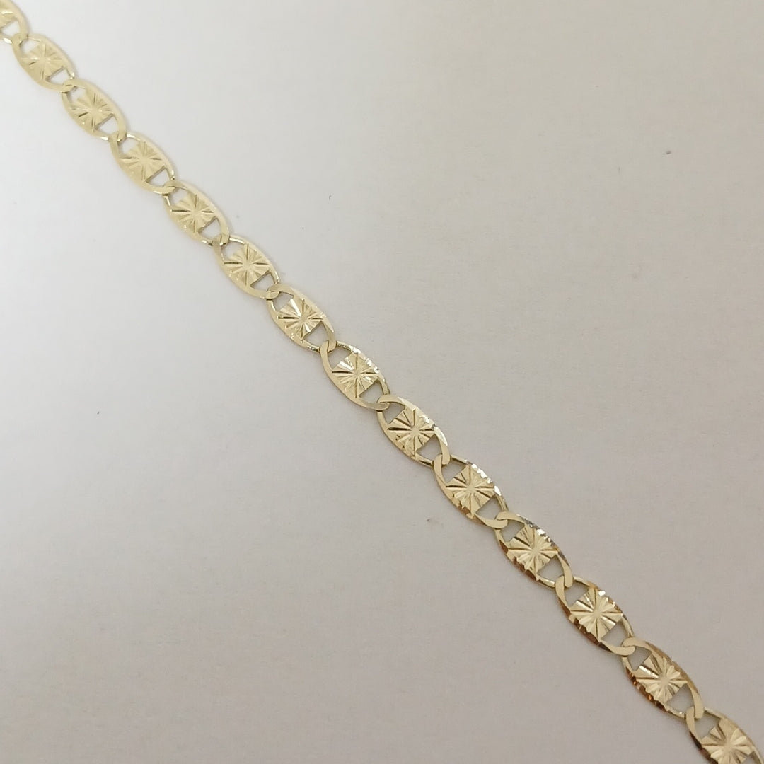 PULSERAS GUCHI ORO 14K 18 CM 2.9 GR (NUEVO)