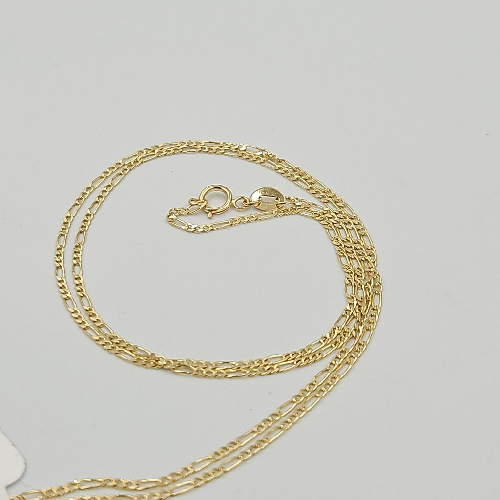 CADENAS TEJIDO 3X1 ORO 14K 55 CM 2.4 GR (NUEVO)