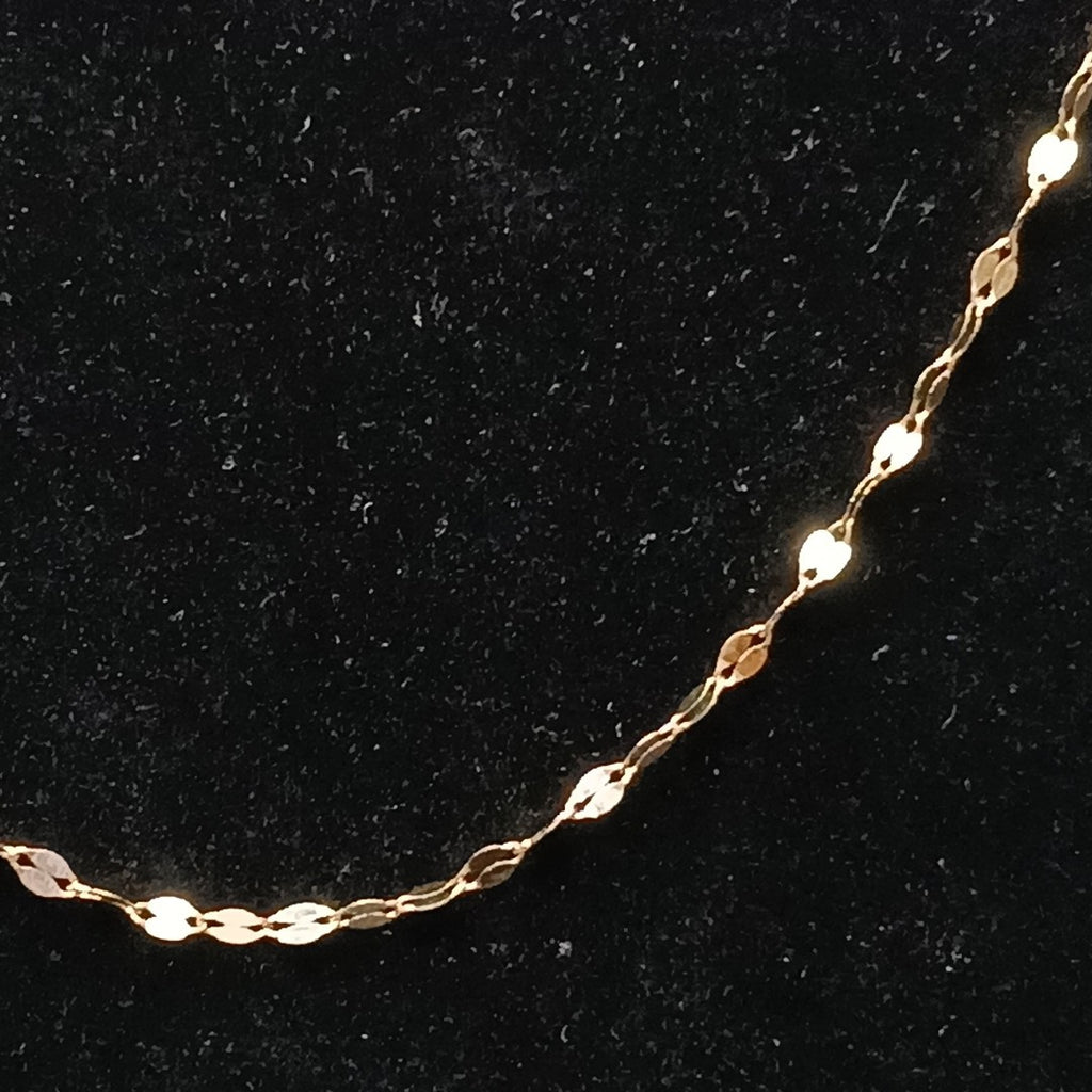 CADENAS TEJIDO ESPECIAL ORO 10K 50 CM 1 GR (NUEVO)