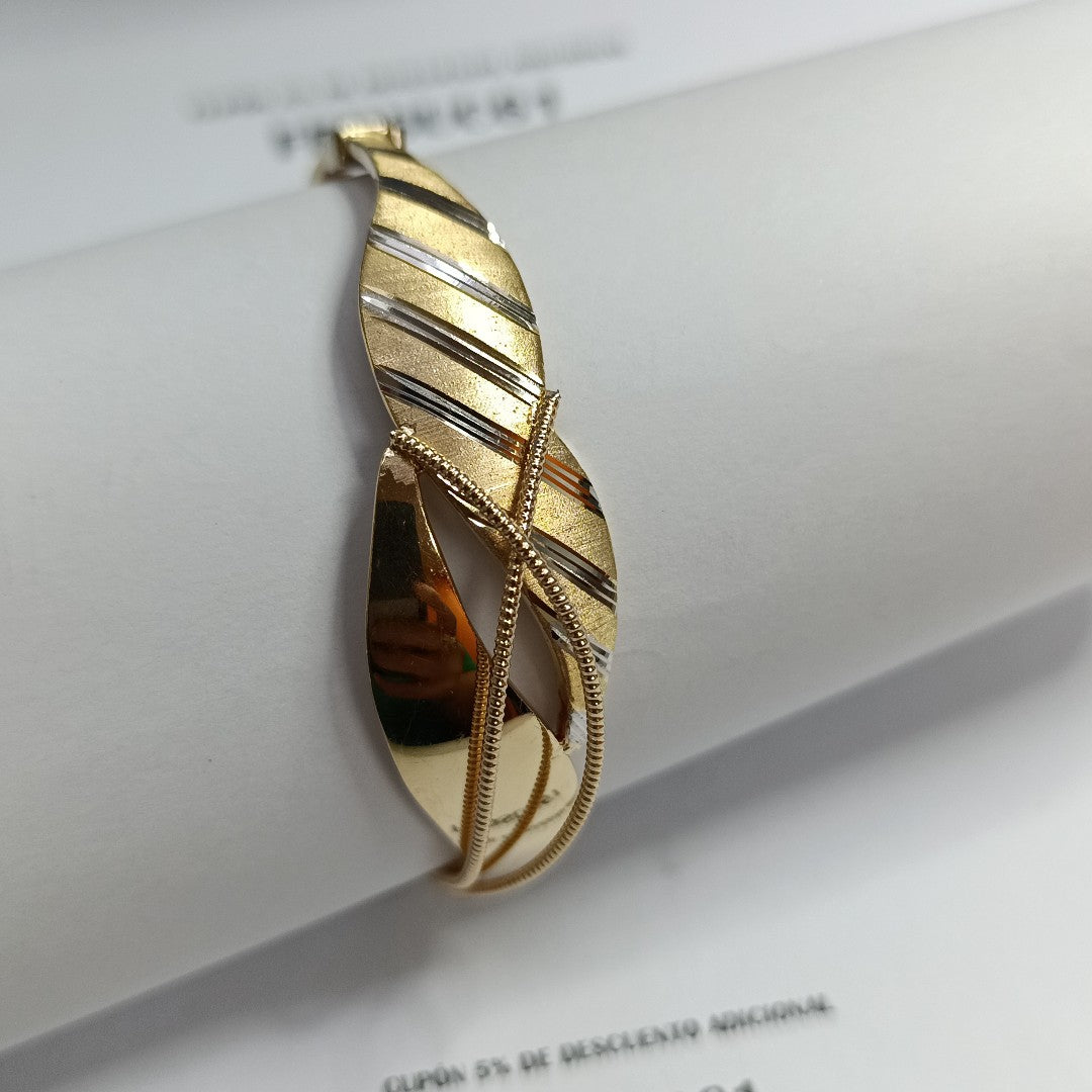 PULSERA RIGIDA ORO 14 K 10,20 GRMS (SEMINUEVO)