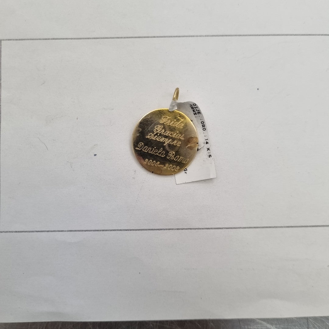 DIJE ORO 14 K 5.1 GRMS (SEMINUEVO)