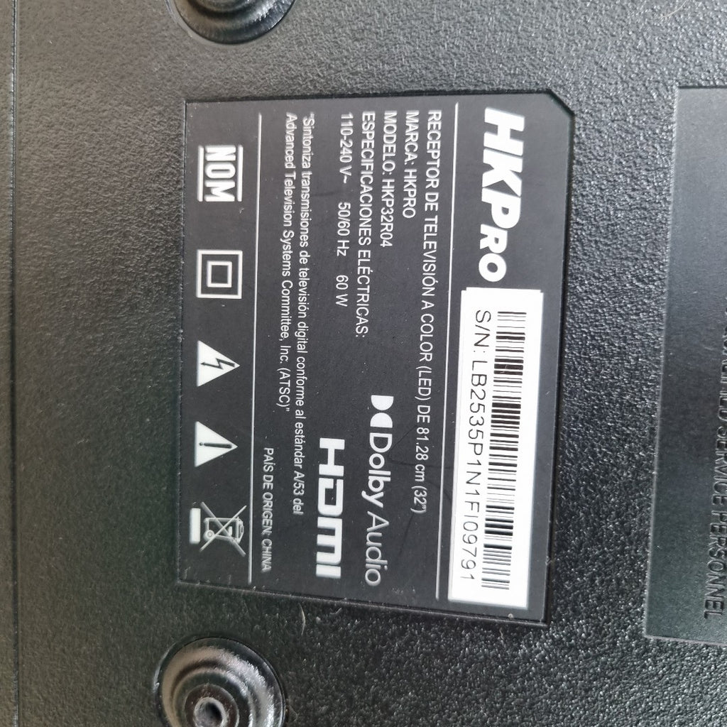 PANTALLA HKPRO HKP32R04 32" LED HD (SEMINUEVO)