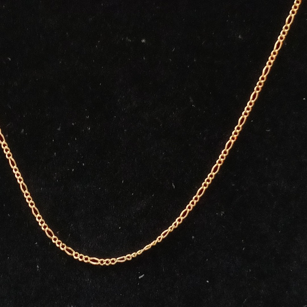 CADENAS TEJIDO 3X1 ORO 10K 60 CM 1.5 GR (NUEVO)