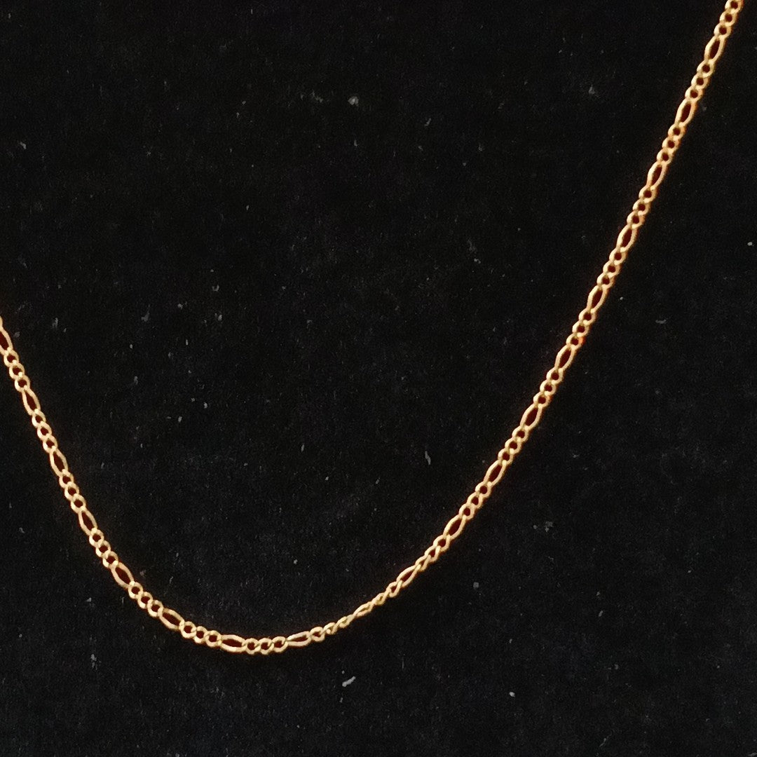 CADENAS TEJIDO 3X1 ORO 10K 60 CM 1.5 GR (NUEVO)