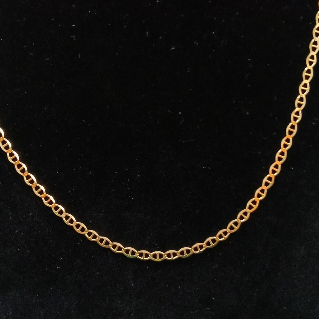 CADENAS TEJIDO GUCHI ORO 10K 60 CM 4.4 GR (NUEVO)