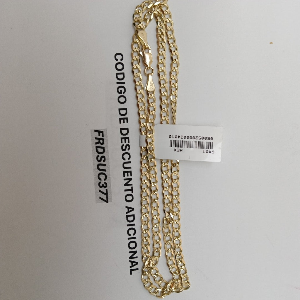 CADENAS BARBADA ORO 14K 55 CM 13.2 GR (NUEVO)