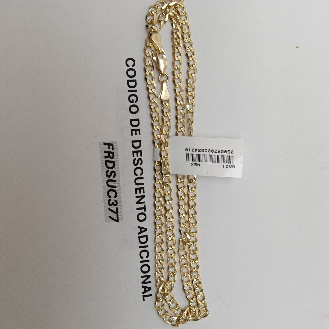 CADENAS BARBADA ORO 14K 55 CM 13.2 GR (NUEVO)