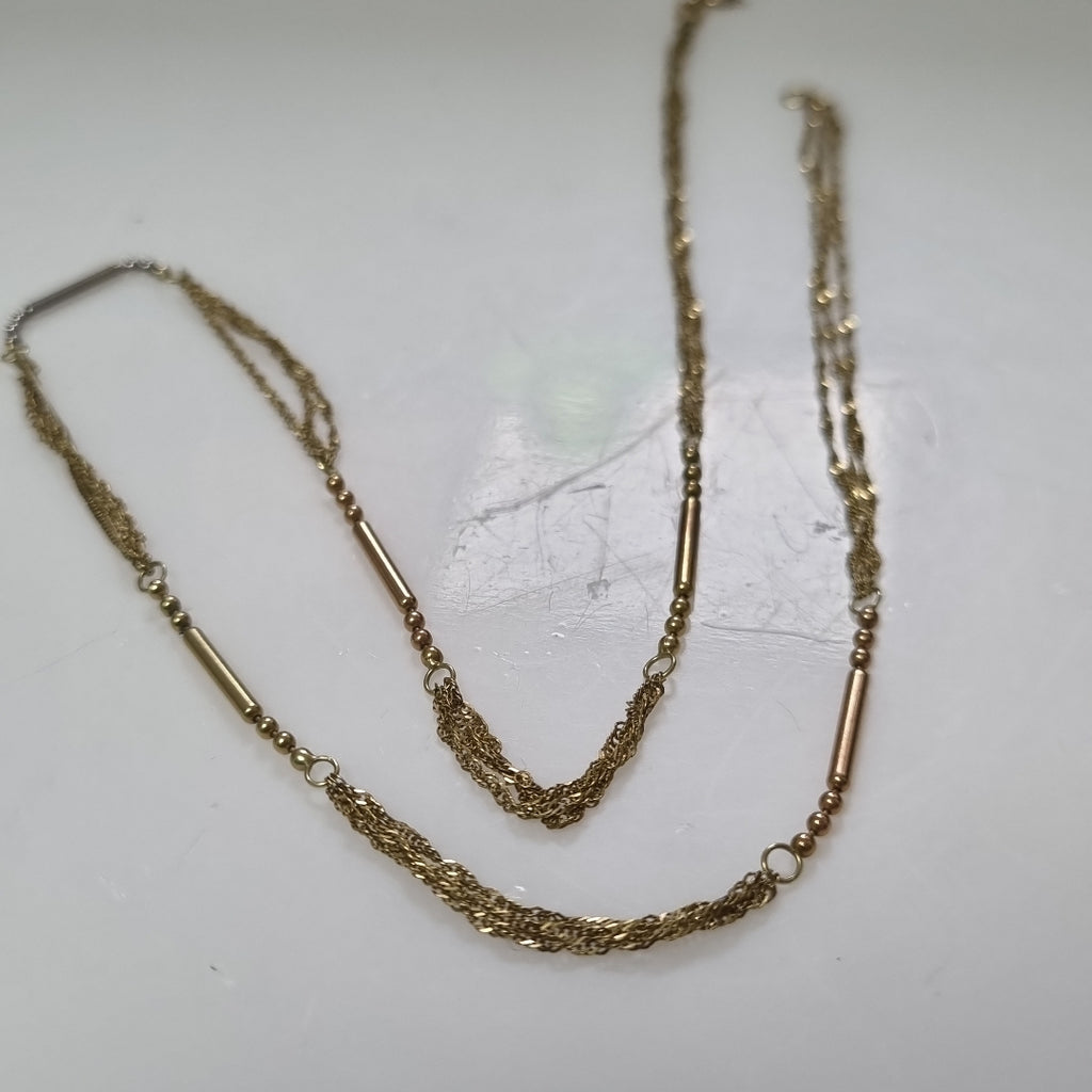 GARGANTILLA ORO 14 K 2.7 GRMS (SEMINUEVO)