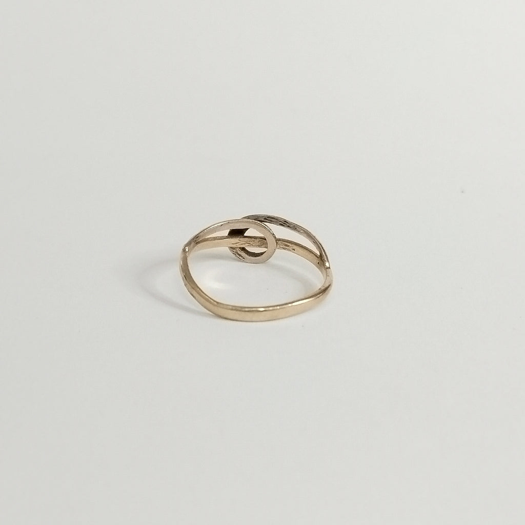 ANILLITO ORO, ORO PLATINO 14 K 1.5 GRMS (SEMINUEVO)