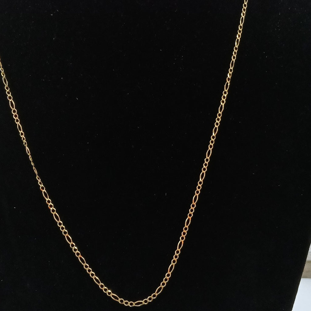 CADENAS TEJIDO 3X1 ORO 10K 60 CM 3.3 GR (NUEVO)