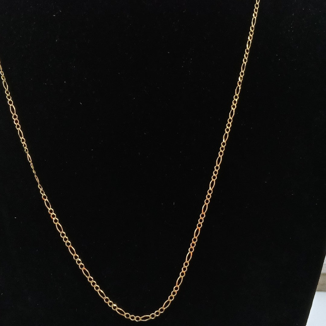 CADENAS TEJIDO 3X1 ORO 10K 60 CM 3.3 GR (NUEVO)