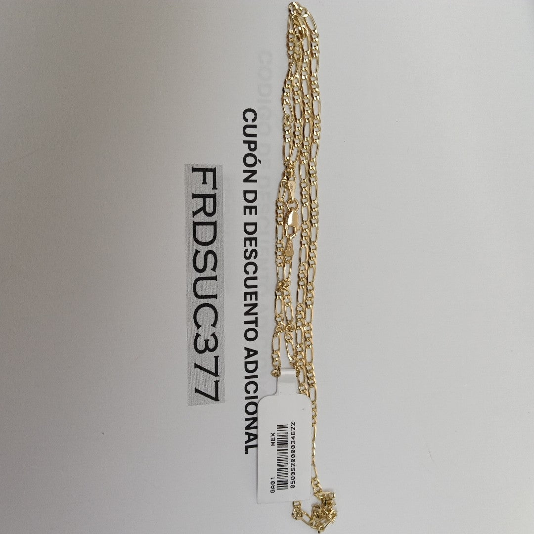 CADENAS 3X1 ORO 14K 55 CM 5.1 GR (NUEVO)