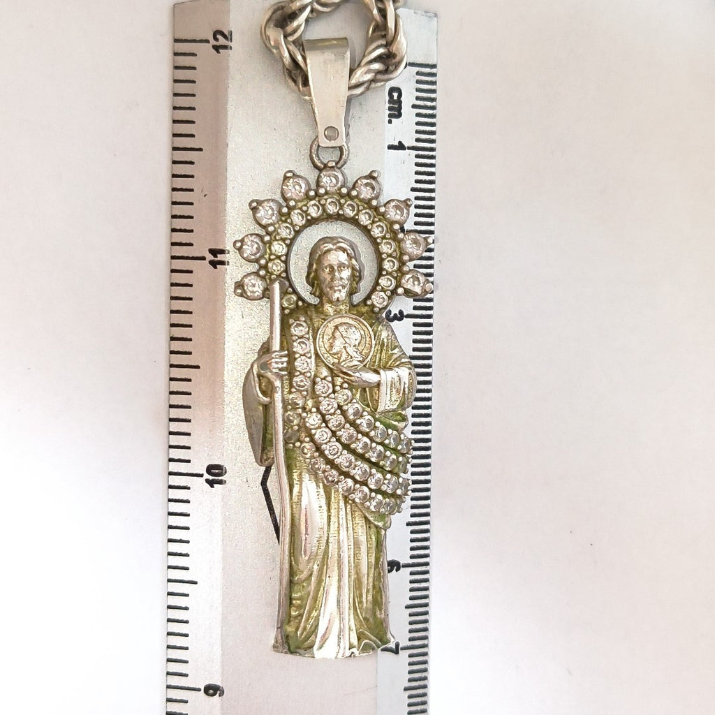 CADENA, DIJE PLATA 55.1 GRMS (SEMINUEVO)